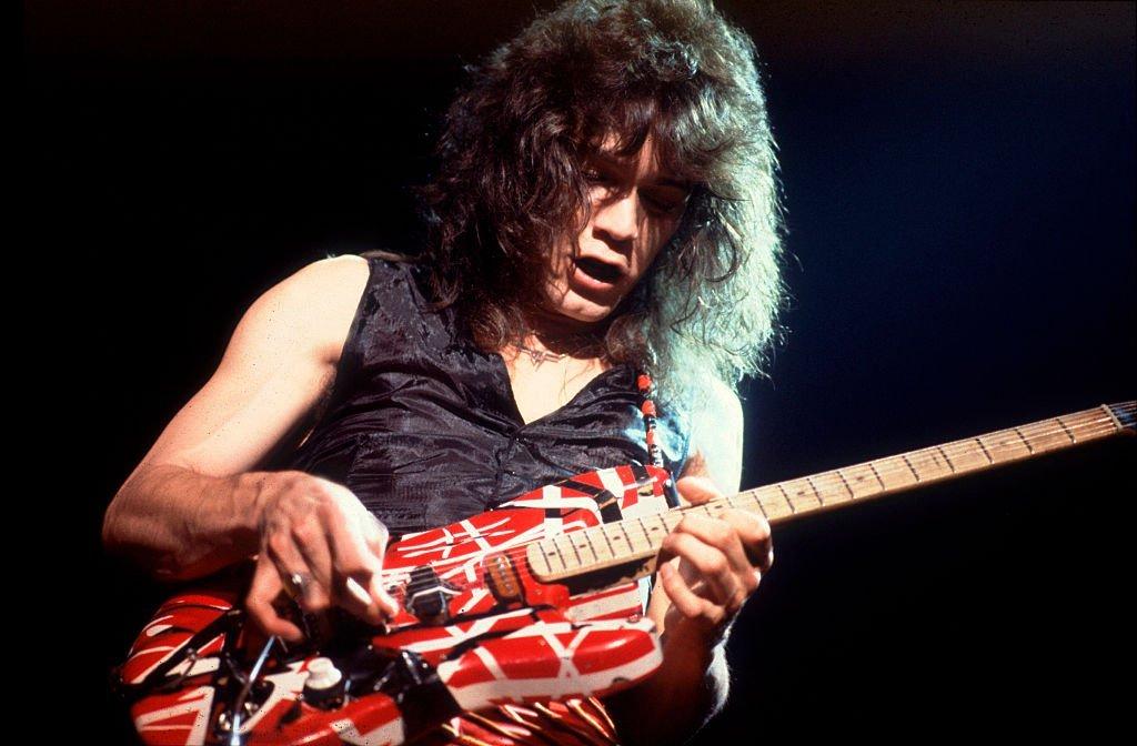 70' 80's 90's Eddie Van Halen Autograph VINYL DECAL Guitar bumper sticker